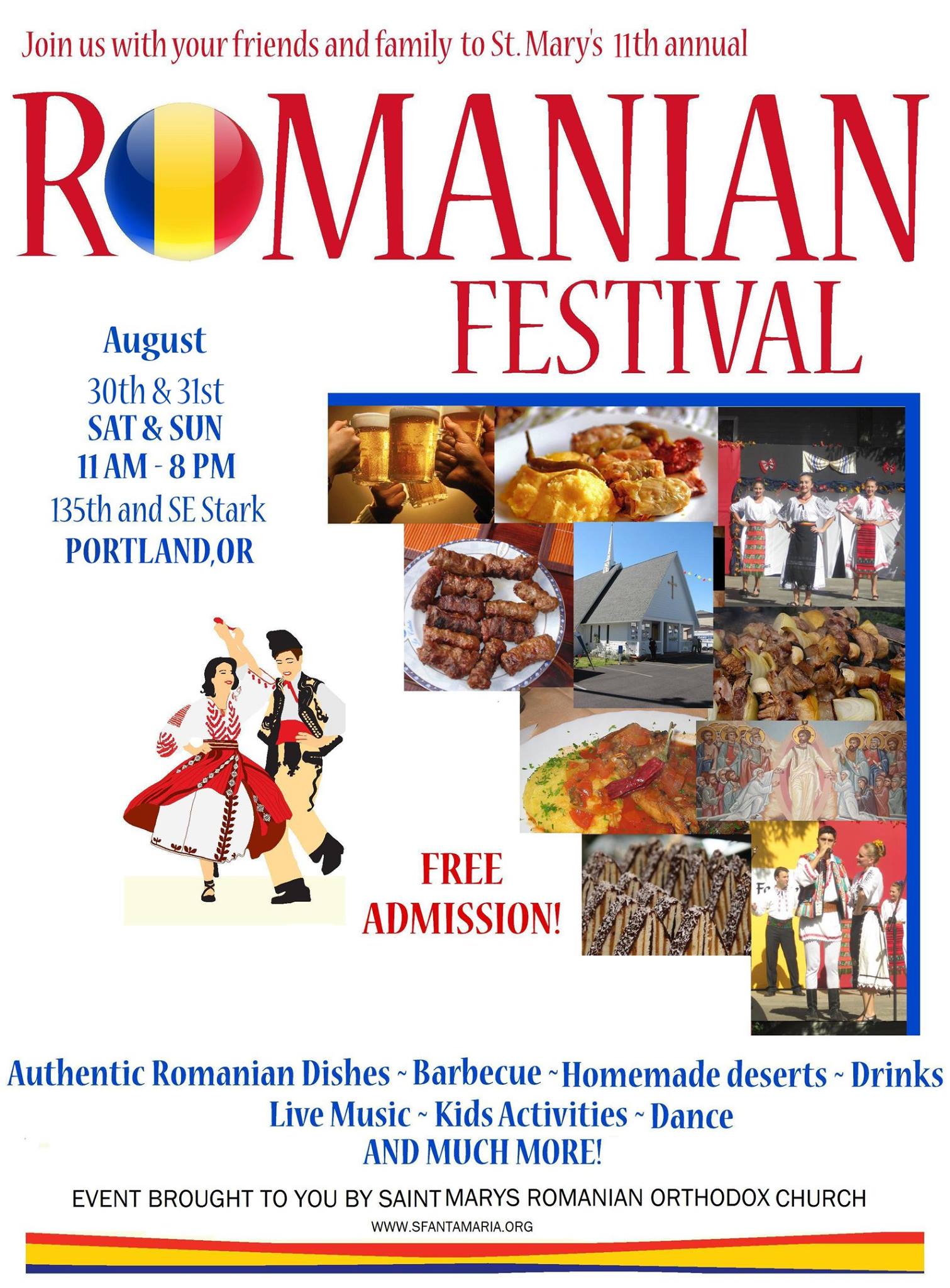 St. Mary’s 11th annual Romanian Festival, August 30-31, 2014 | Orthodox