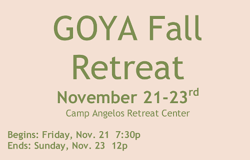 2014 Fall Retreat Flyer