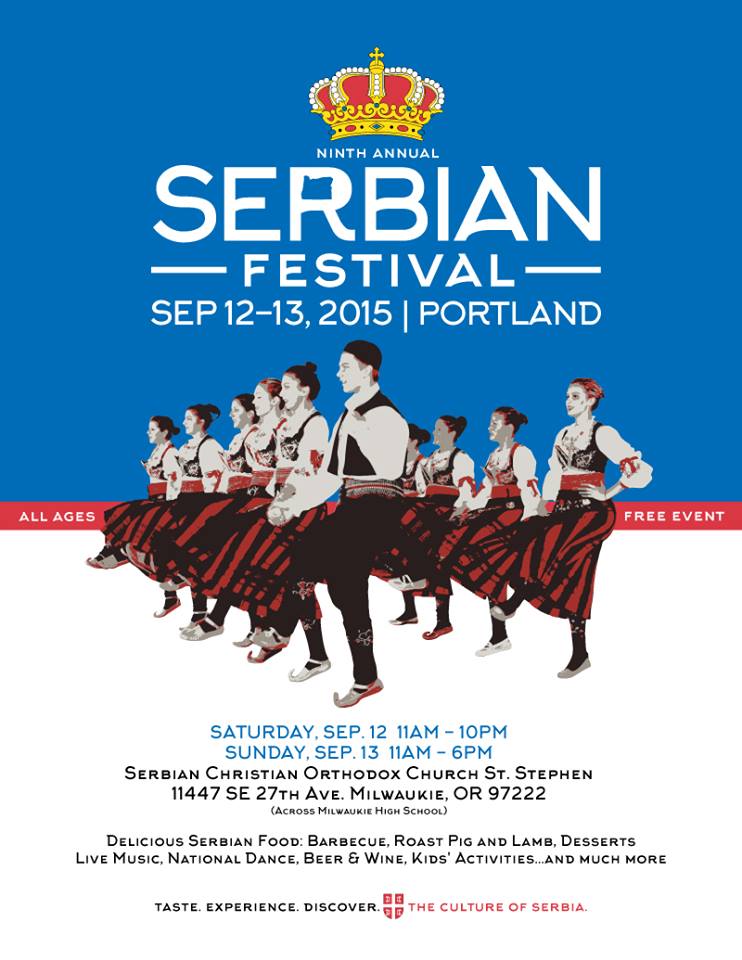 Serbian Festival, September 1213 Orthodox Portland